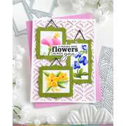 Waffle Flower - Happy Leaves Panel Die