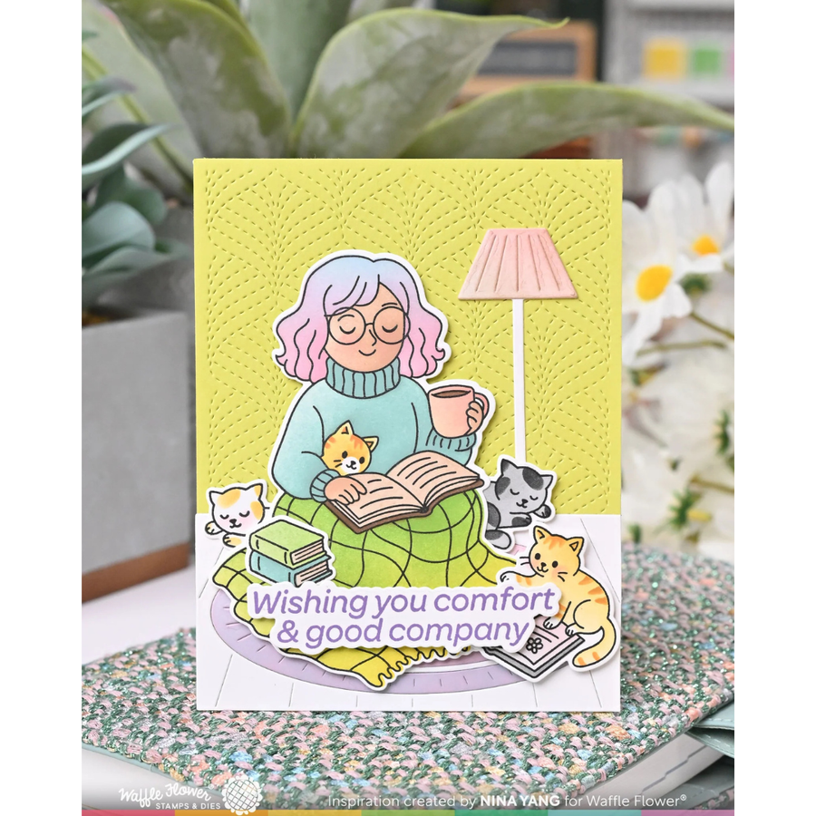 Waffle Flower - Simple Joy Matching Die