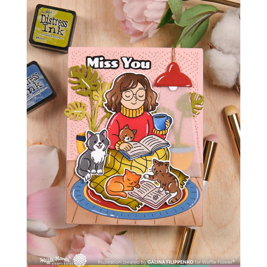 Waffle Flower - Simple Joy Matching Die