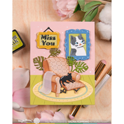 Waffle Flower - Postage Collage Frames Die