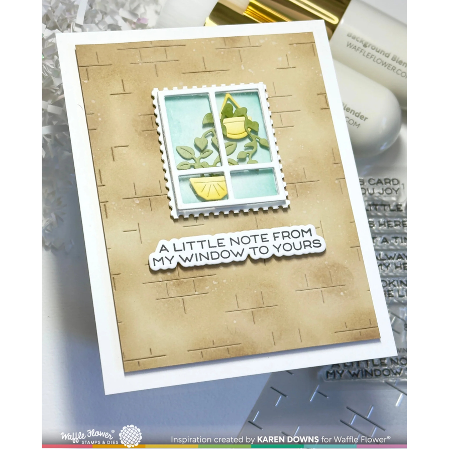 (PRE-ORDER) Waffle Flower - Postage Collage Windows Die