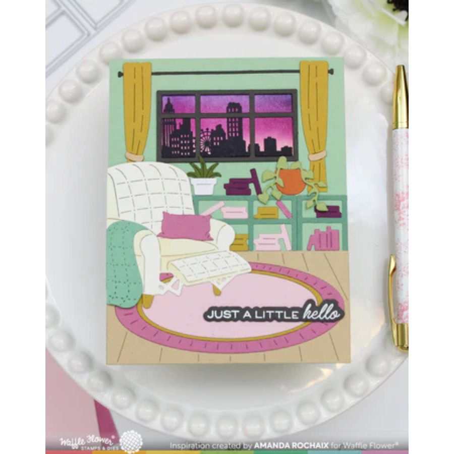 (PRE-ORDER) Waffle Flower - Postage Collage Windows Die