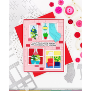 (PRE-ORDER) Waffle Flower - Postage Collage Window Add-ons Die