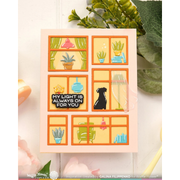 (PRE-ORDER) Waffle Flower - Postage Collage Window Add-ons Die