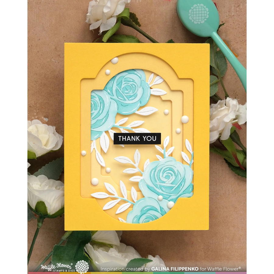 Waffle Flower - Nesting Piercing Classic Labels Die