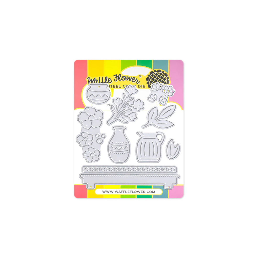 Waffle Flower - Floral Shelf Die