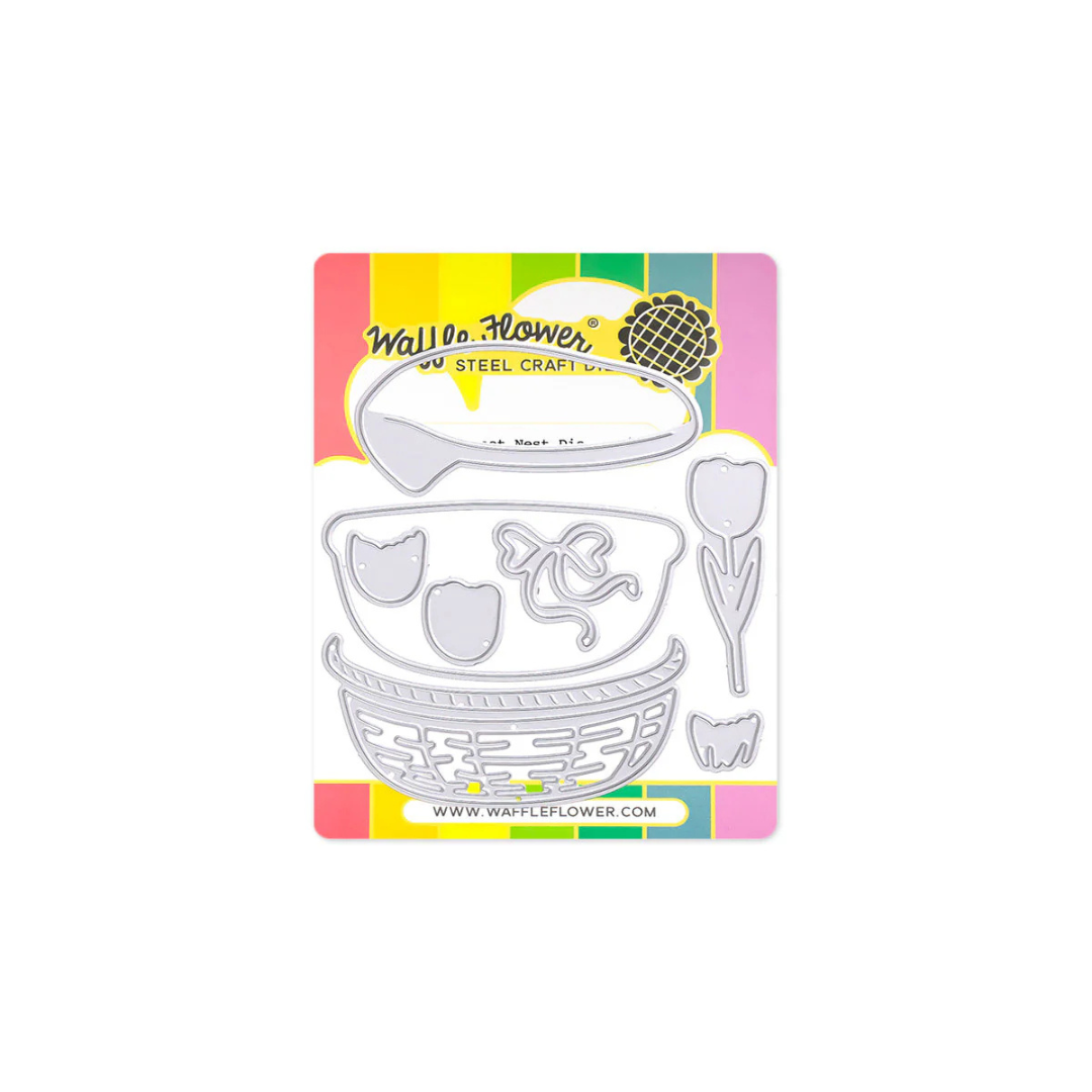 Waffle Flower - Basketful Base Die