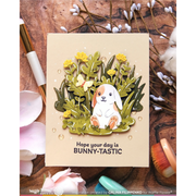 Waffle Flower - Basketful of Bunny Duo Die-n-stencil