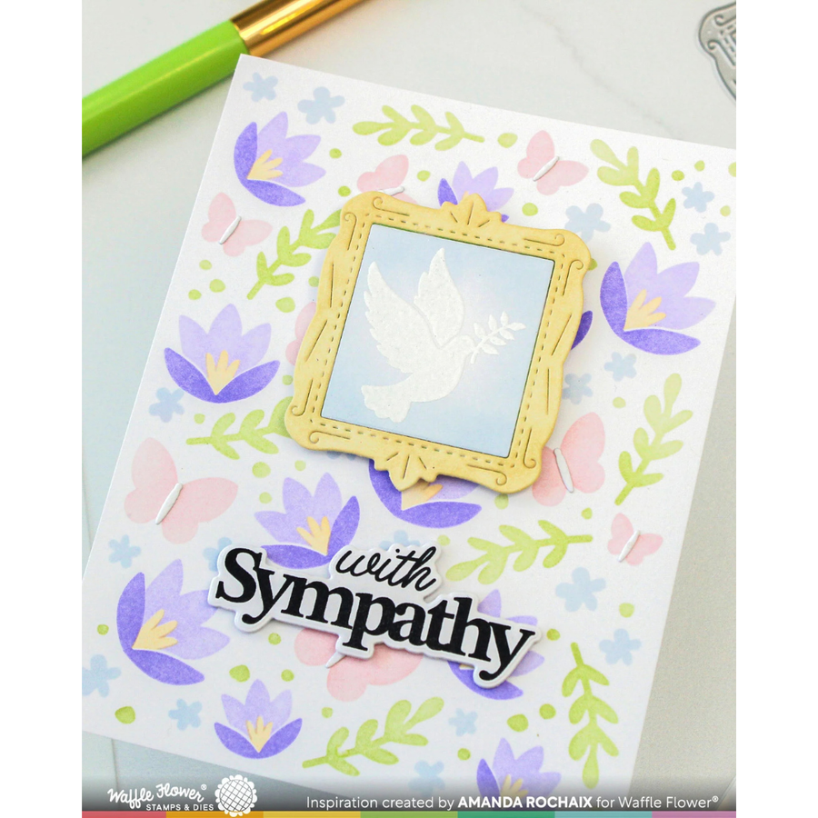 Waffle Flower - Postage Collage Easter Silhouettes Stamp Set