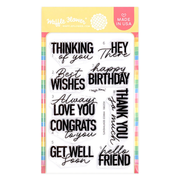 Waffle Flower - Mixed Sentiments Stamp Set
