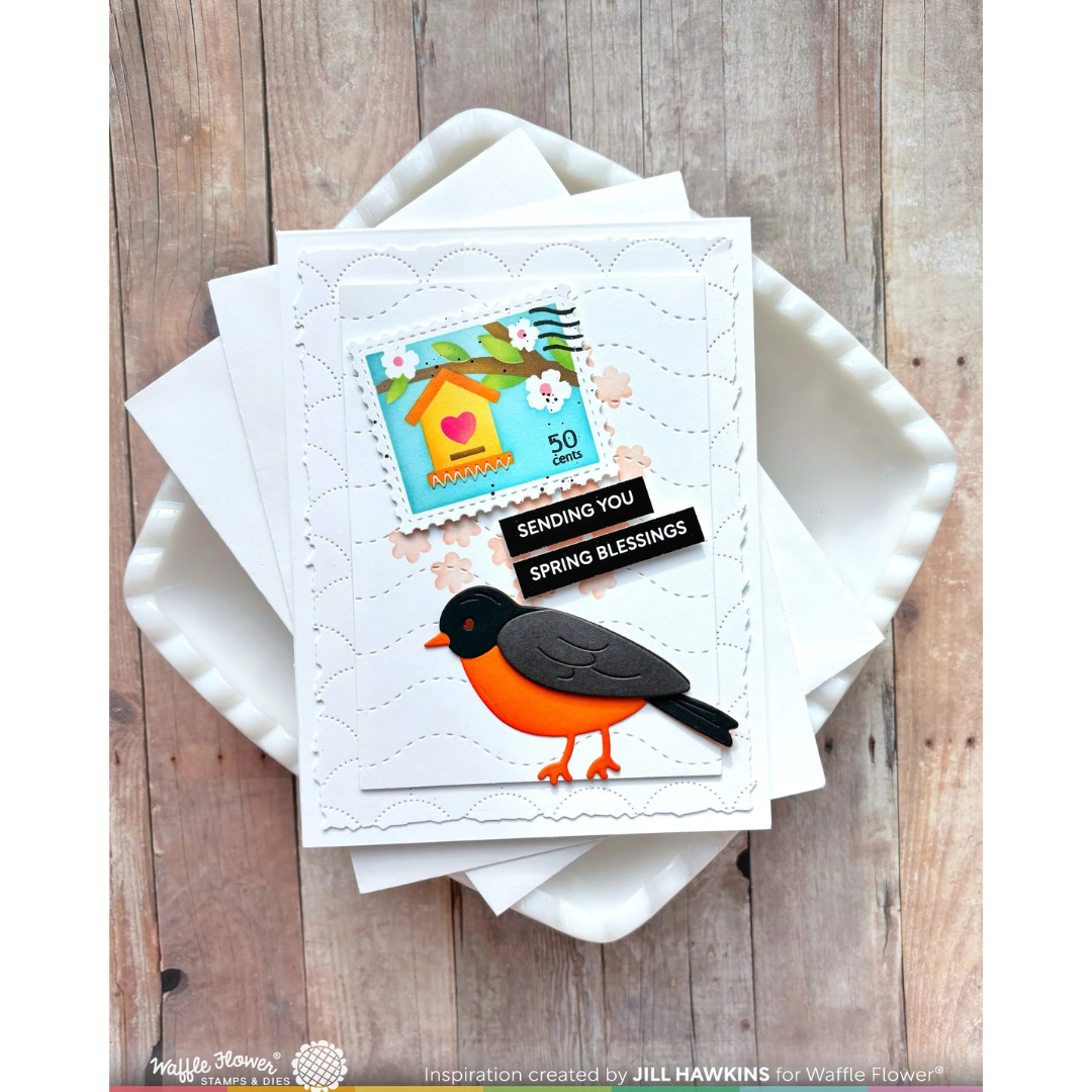 Waffle Flower - Small Patterns Stencil