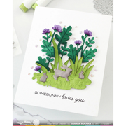 Waffle Flower - Postage Collage Bunny Silhouettes Die