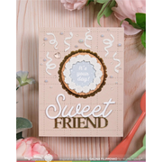 Waffle Flower - Sweet Friend Word Die
