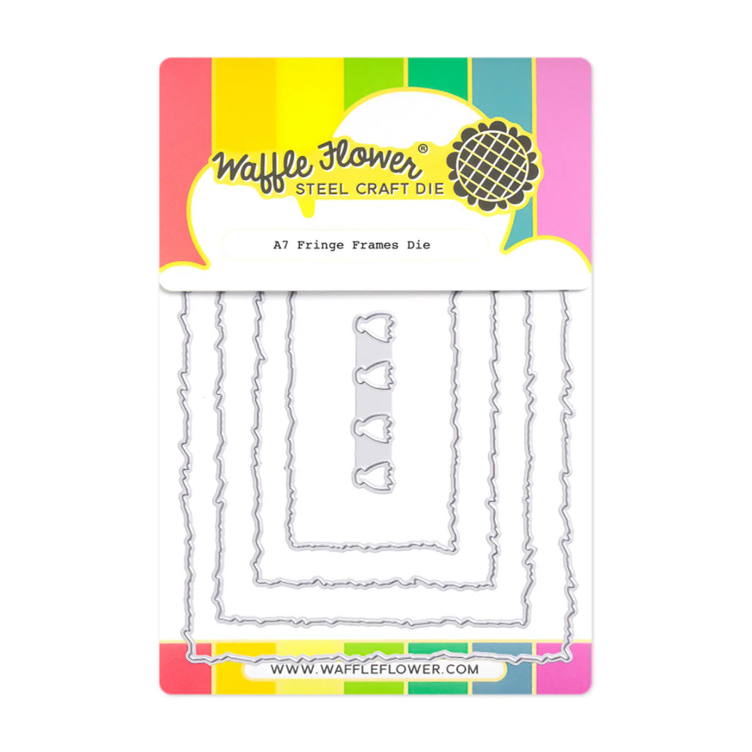 Waffle Flower - A7 Fringe Frames Die