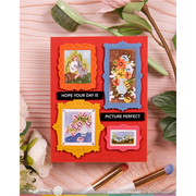 Waffle Flower - Postage Collage Picture Perfect Detail Stamp
