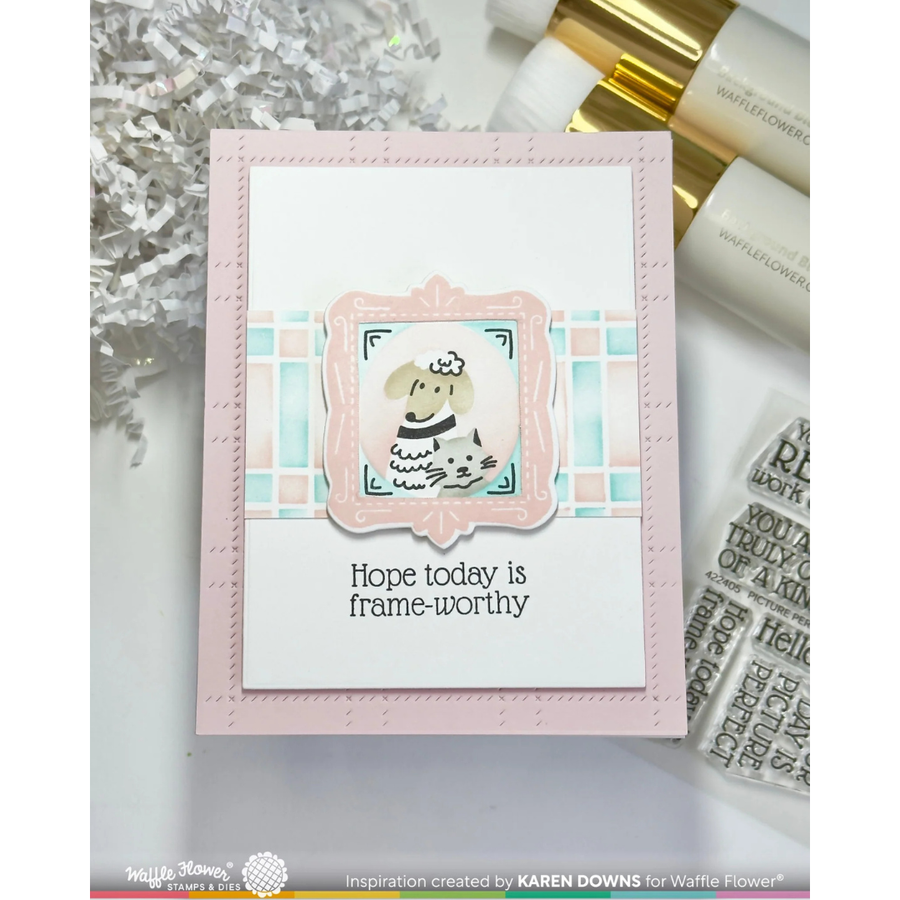 Waffle Flower - Picture Perfect Sentiments Stamp Set