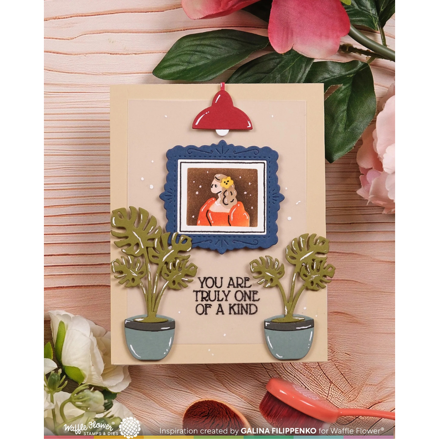 Waffle Flower - Picture Perfect Sentiments Stamp Set