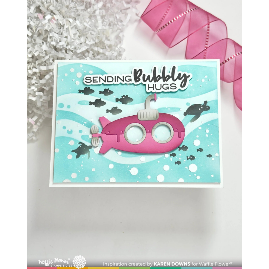 (PRE-ORDER) Waffle Flower - Happy Bubbles Stencil