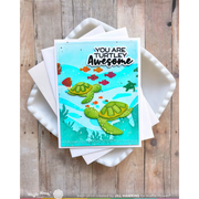 (PRE-ORDER) Waffle Flower - Under the Sea Background Stencil