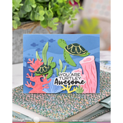 (PRE-ORDER) Waffle Flower - Under the Sea Background Stencil