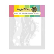 Waffle Flower - Under the Sea Background Stencil