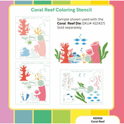 (PRE-ORDER) Waffle Flower - Coral Reef Coloring Stencil