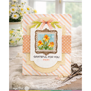 Waffle Flower - Square Postage Die