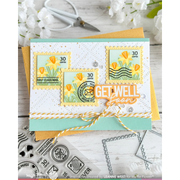 Waffle Flower - Square Postage Die