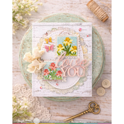 Waffle Flower - Square Postage Die