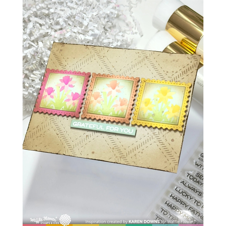 Waffle Flower - Mom & Dad Sentiments Stamp Set