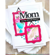 Waffle Flower - Print Mom Word Die