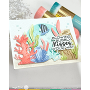 (PRE-ORDER) Waffle Flower - Postage Collage Fish Die