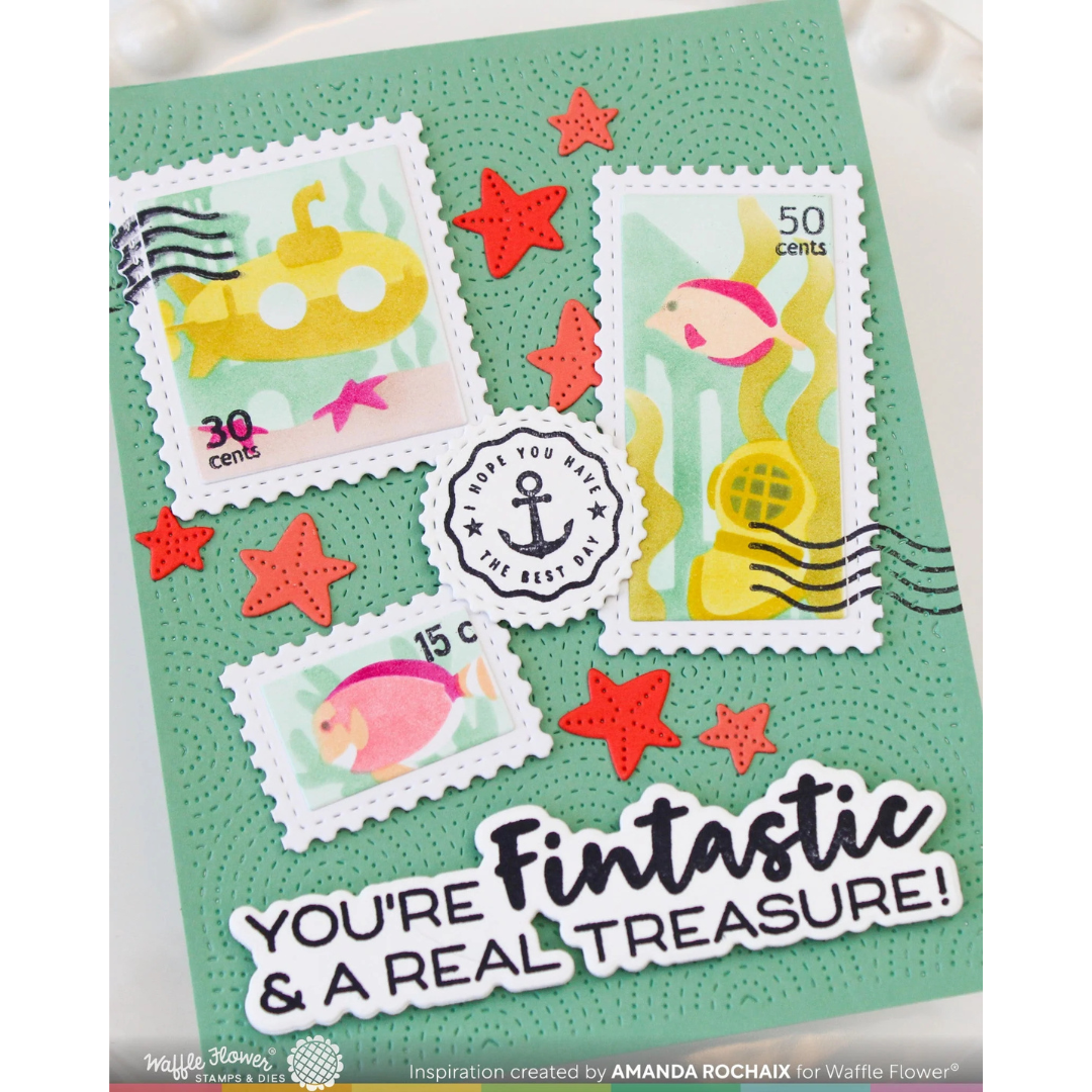 (PRE-ORDER) Waffle Flower - Bubbly Sentiments Stamp Set