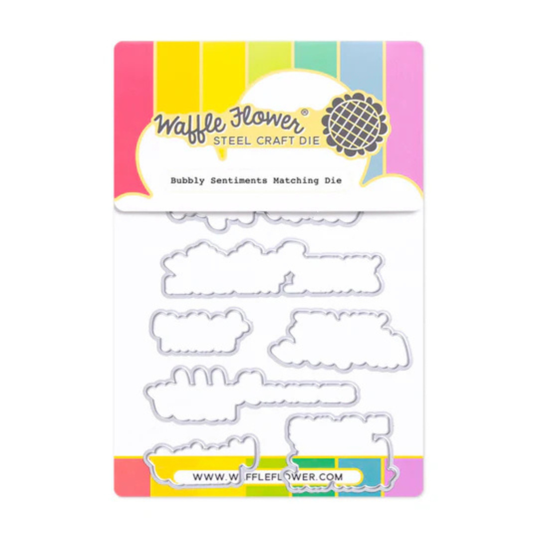 Waffle Flower - Bubbly Sentiments Matching Die