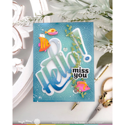 (PRE-ORDER) Waffle Flower - Waving Hello Word Die