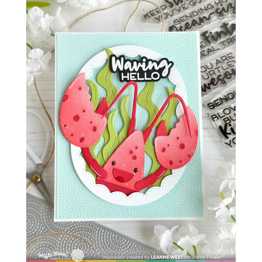 (PRE-ORDER) Waffle Flower - Happy Lobster Die