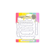 Waffle Flower - Seal-a-brate Sentiments Matching Die