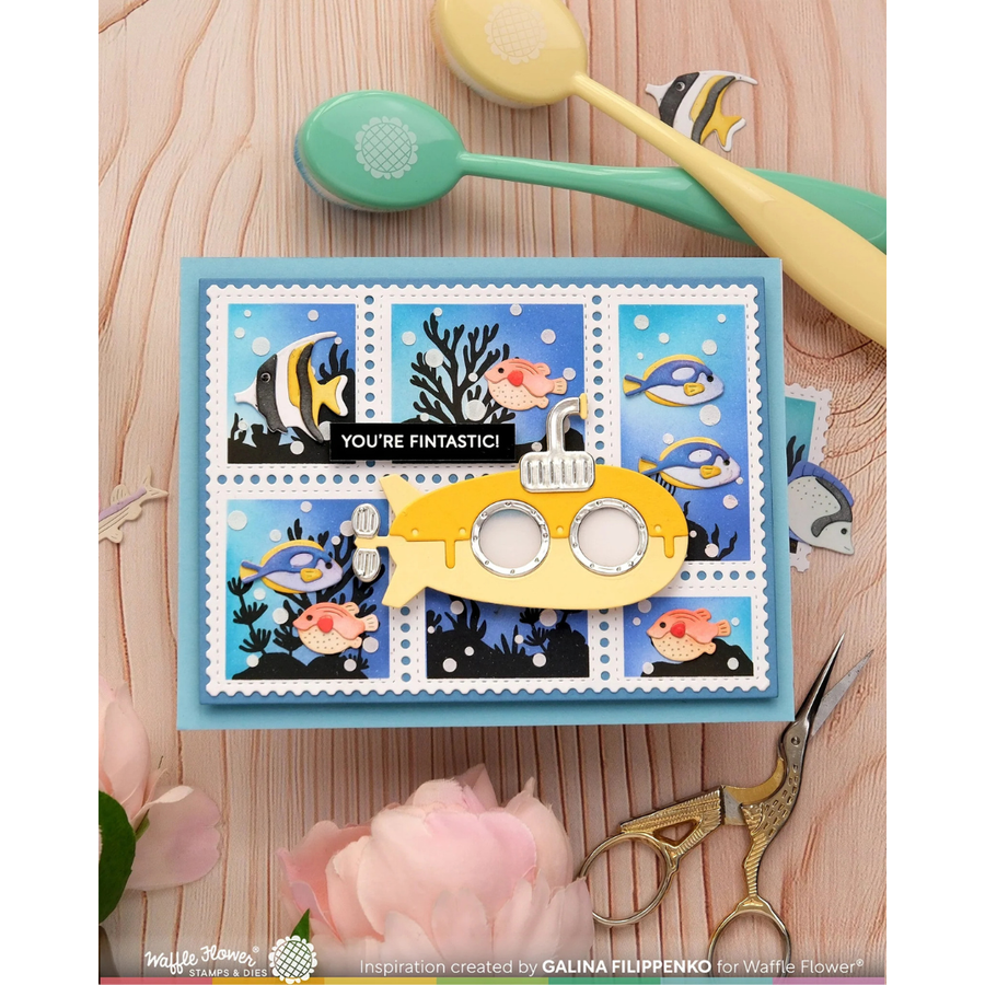(PRE-ORDER) Waffle Flower - Happy Submarine Die