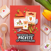 (PRE-ORDER) Waffle Flower - Postage Collage Seeds Details Die