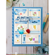 (PRE-ORDER) Waffle Flower - Postage Collage Seeds Stencil