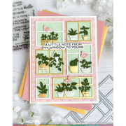 (PRE-ORDER) Waffle Flower - Postage Collage Windowsill Plants Die