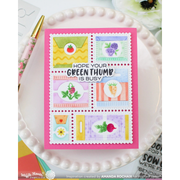 (PRE-ORDER) Waffle Flower - Postage Collage Seeds Details Stamp Set