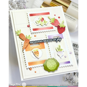 (PRE-ORDER) Waffle Flower - Postage Collage Seeds Details Stamp Set