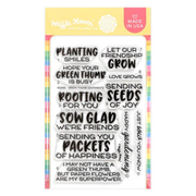 (PRE-ORDER) Waffle Flower - Green Thumb Sentiments Stamp Set
