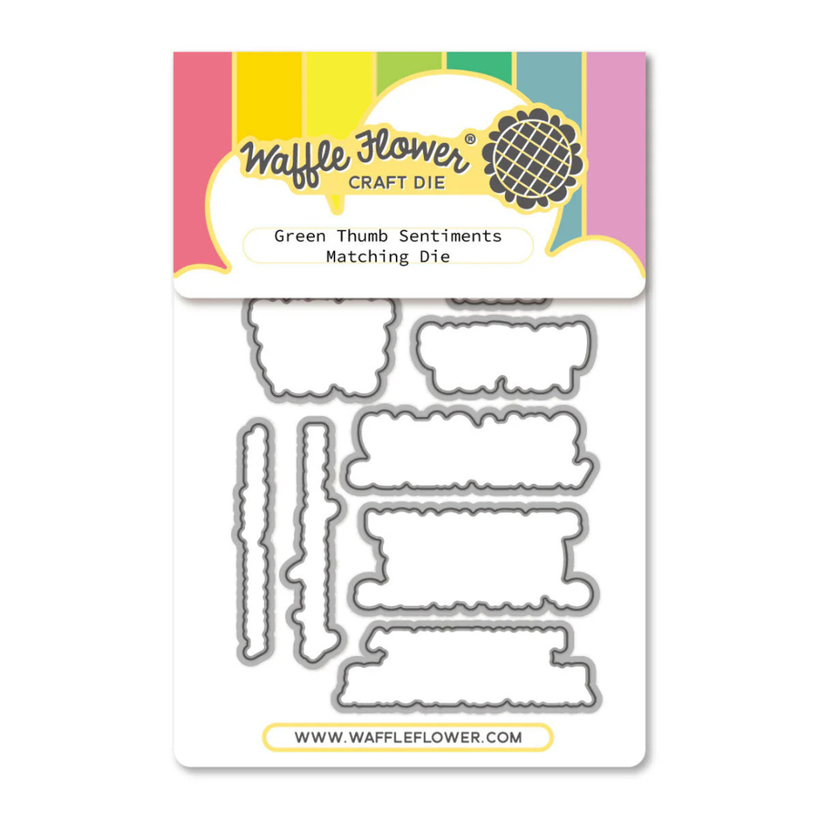 Waffle Flower - Green Thumb Sentiments Matching Die