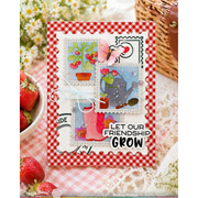 (PRE-ORDER) Waffle Flower - Postage Collage Gardening Stencil