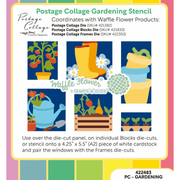 (PRE-ORDER) Waffle Flower - Postage Collage Gardening Stencil