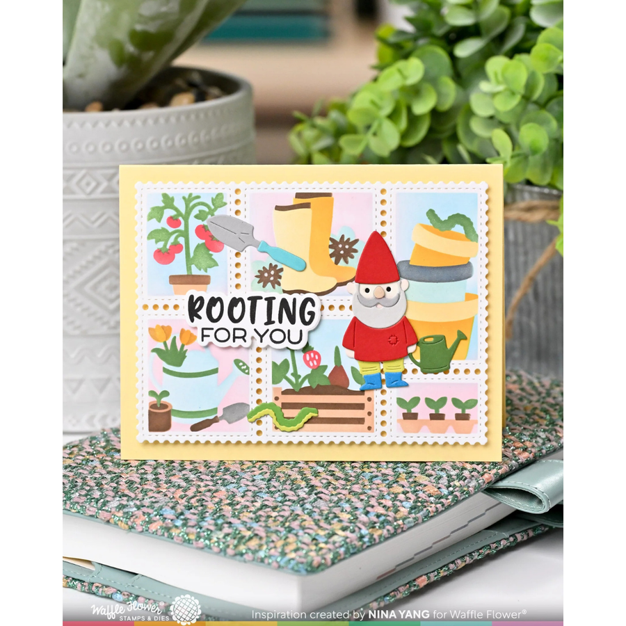 (PRE-ORDER) Waffle Flower - Happy Gnomes Die