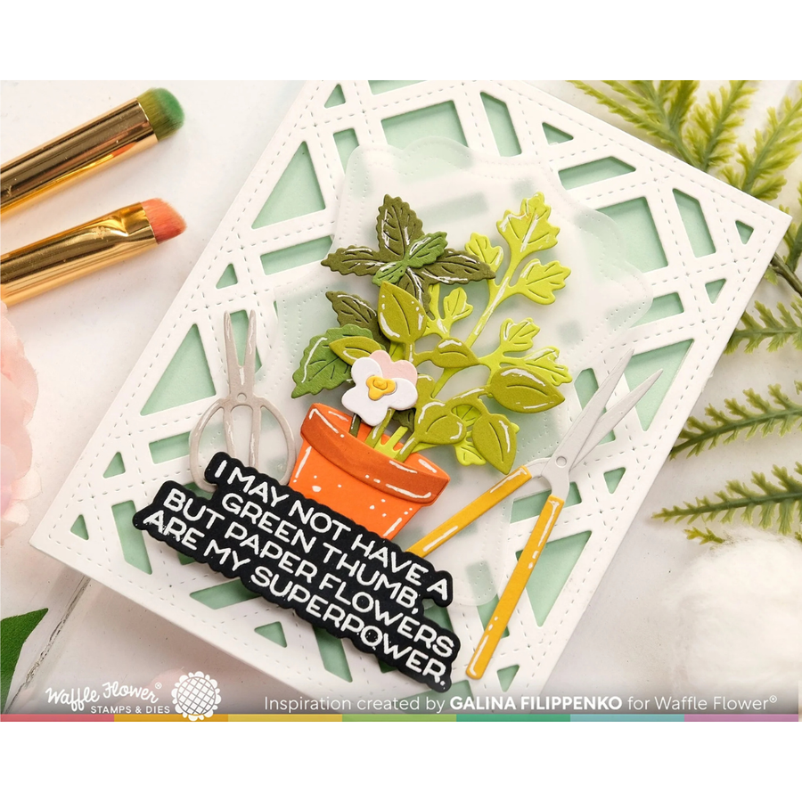 (PRE-ORDER) Waffle Flower - Pots and Plants Die
