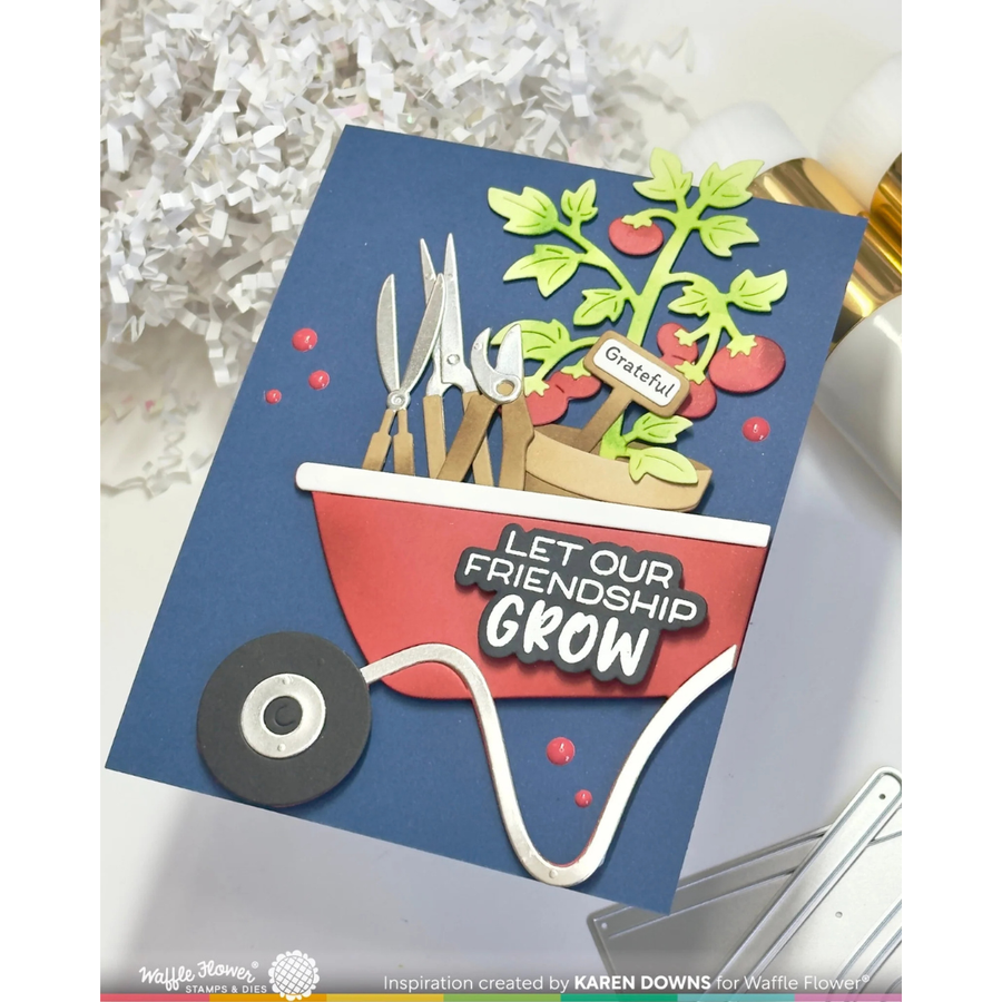(PRE-ORDER) Waffle Flower - Garden Backdrop Die
